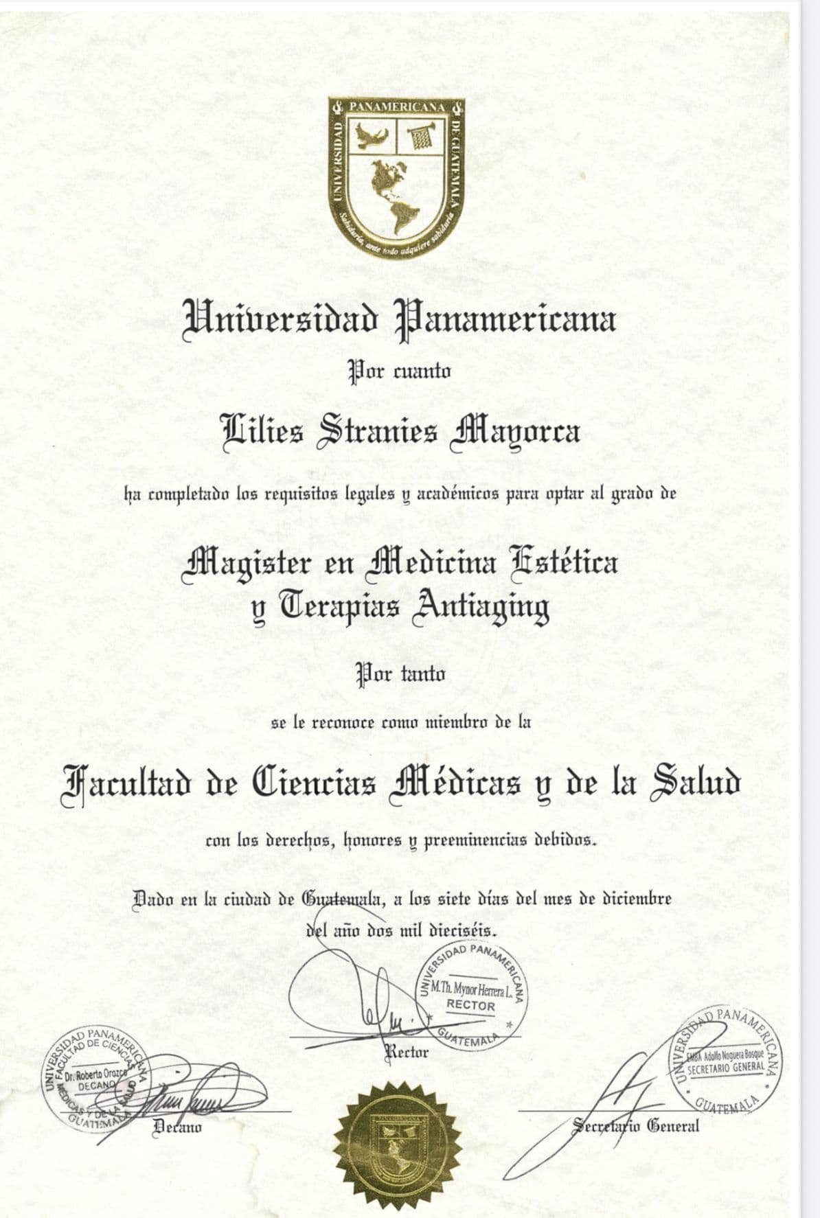 AAME certification ceremony